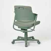 事務イス OC-11 GR 肘/背パッド付 グリーン_選択画像02