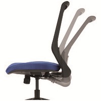 事務イス CK01(BL) 肘無 ブルー_選択画像03