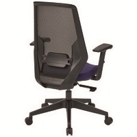 事務イス CK01(BL) 肘付 ブルー_選択画像02