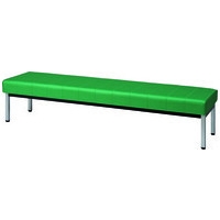 ロビーチェア ML-3LBR グリーン 背なし