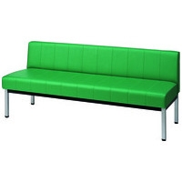 ロビーチェア ML-2LR グリーン 背付