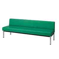 ロビーチェア ML-3LR グリーン 背付