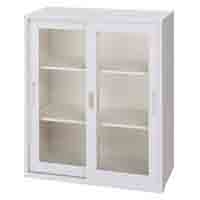 ■折り畳み式アクリル引違書庫YLCN-WSD105W