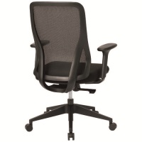 事務イス CT-1 肘付 ブラック_選択画像02