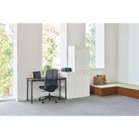 パーソナルミニロッカー LKP-W1-S 1人用 白_選択画像04