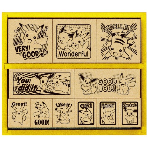 木製ごほうびスタンプ ポケモン 英語 スマートスクール スマスク