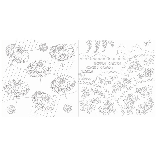 四季の和柄と花景色 ぬり絵ブック ぬり絵 スマート介護介護用品 福祉用具通販のスマート介護 四季の和柄と花景色 ぬり絵ブック ぬり絵 スマート介護介護用品 福祉用具通販のスマート介護