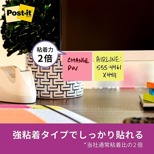 Post-it強粘着 罫線入 6301SS-YN イエロー_画像03