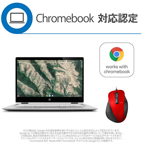 有線マウス 5ボタン Mサイズ赤 M-XGM10UBRD | 学校・保育現場向け通販のスマートスクール（スマスク）