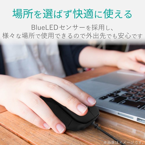 BlueLED 有線マウス 5ボタン ホワイト_画像04