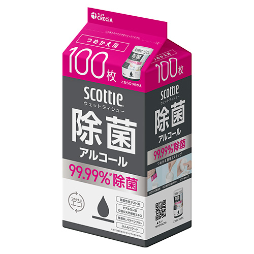 △スコッティウェット除菌アルコール替100S