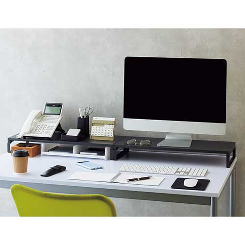 机上台590mmロウ A-7332-124マットブラック_画像02