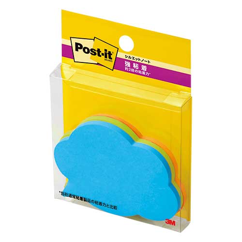 ▲ポストイットシルエットフキダシSSS-FKU1_画像02