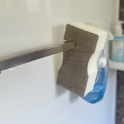 マイクロベロア＆ブラシ バススポンジ_画像02