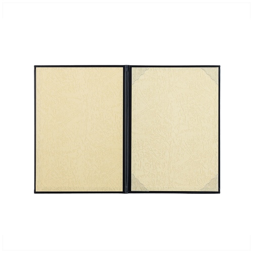 証書ファイルCタイプ レザーA4黒FSL-A4C-D_画像02