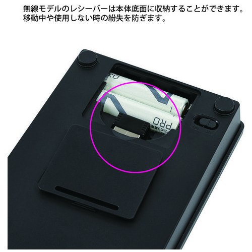 無線静音テンキーボード TNK-SR227NBK_画像02