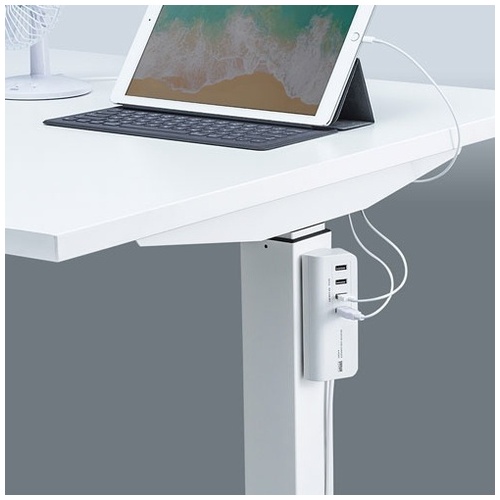 マグネット付USB充電器USB4ポートACA-IP53W_画像02