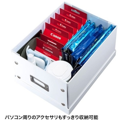 組み立て式DVD BOX ホワイト FCD-MT4WN_画像03