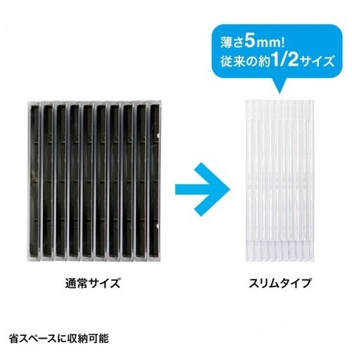 BD/DVD/CDケース 1枚収納 FCD-PUS10CL_画像03