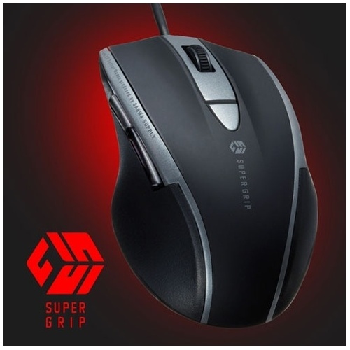 静音有線BlueLEDマウス 5ボタン MA-BL168BK_画像03