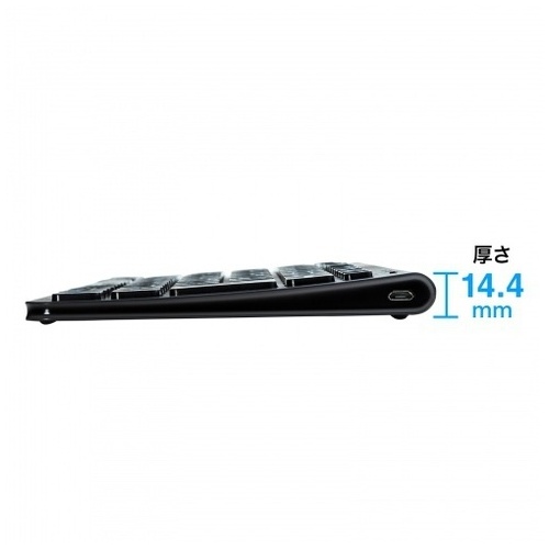 Bluetoothスリムキーボード SKB-BT32BK_画像04