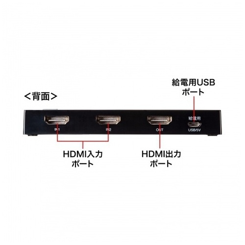4K HDMI 切替器 2入力1出力 SW-HDR21LN_画像04