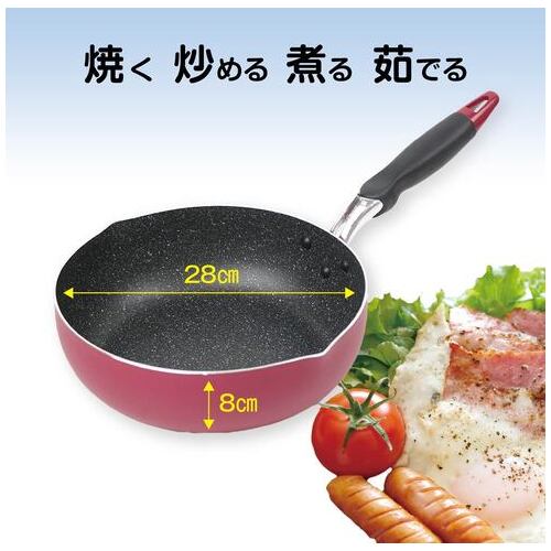 IHマーブル深フライパン 28cm_画像02