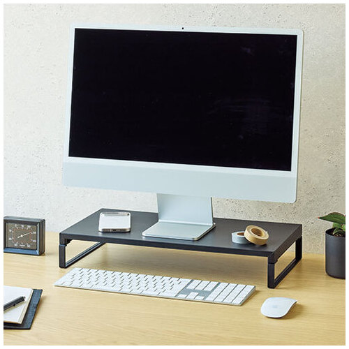 机上台495mmロウA7343-124マットブラック_画像02