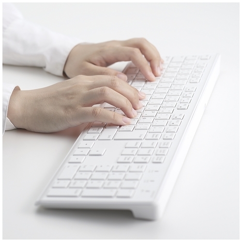 無線静音フルキーボードFKB-R249W_画像02