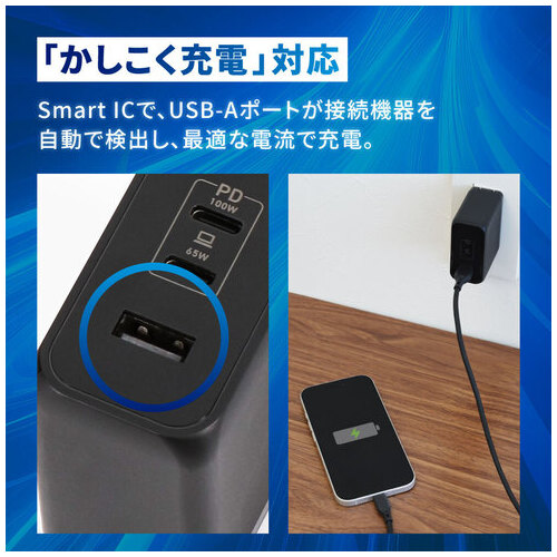 PD100W AC充電器 OEC-APD100C2A1G-BK_画像04