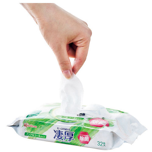 除菌ウェットティッシュ ノンアル 60枚X3P_画像02