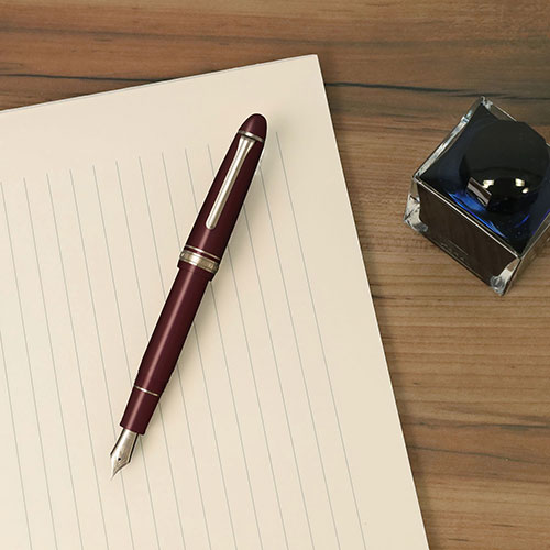 プロフィット14 GD 万年筆 レッド EF_画像03