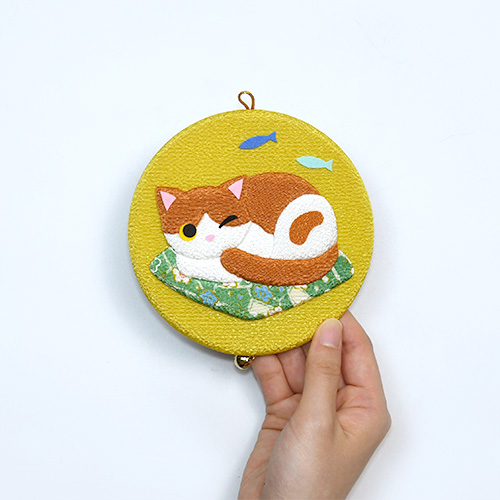 SK かんたん押絵 のんびり子猫_画像03