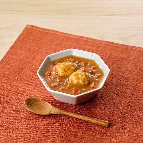 ※まんぷく日和 鶏つくねの甘酢あんかけ_画像03