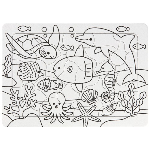 おえかきパズルぬりえ B5 うみのいきもの_画像02