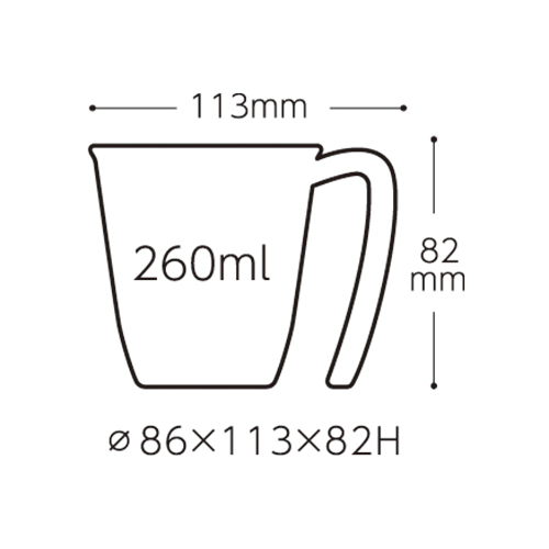 Suマグカップ260mL アイボリー_画像02