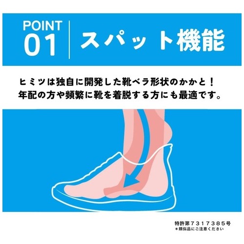 スパットシューズCC-5002M-BLK-255_画像03