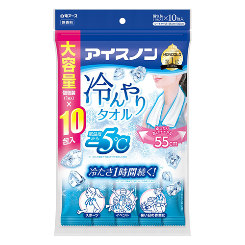 アイスノン 冷んやりタオル10包