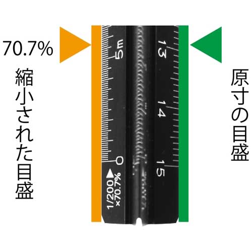 三角スケール コピーダウン15ｃｍ 561 7-15_画像03