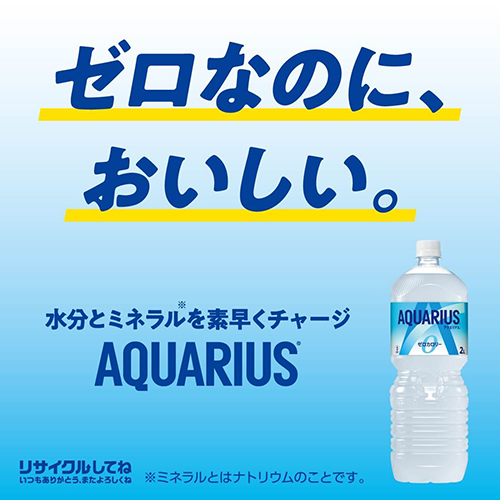 ※アクエリアスゼロPET 500mL 24本_画像03