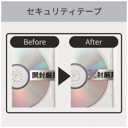 ラベルテープXR-24SCSR 黒文字銀テープ24mm_画像04