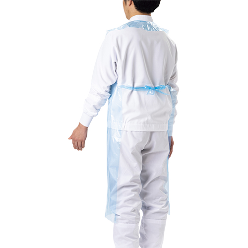 ガードファインエプロンアルファ袖無ブルー_画像02