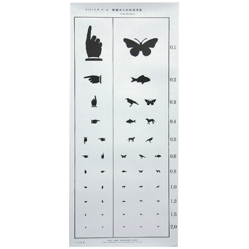 視力検査表 幼児用 スマートスクール スマスク