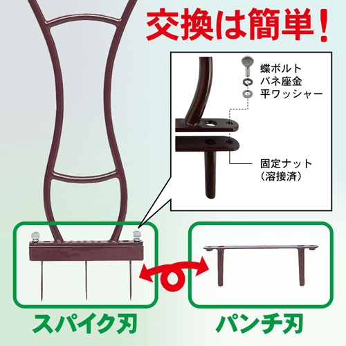 870mm/825mm芝生用スパイク&パンチ_画像04