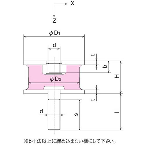 EA949HS-114 M12x45mm/42mm[丸形]防振ゴム_画像02