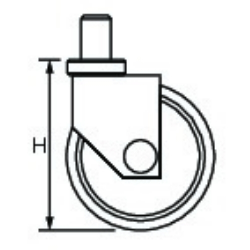 EA986GF-11 50mm/M10キャスタ-(自在･ネジ･_画像03