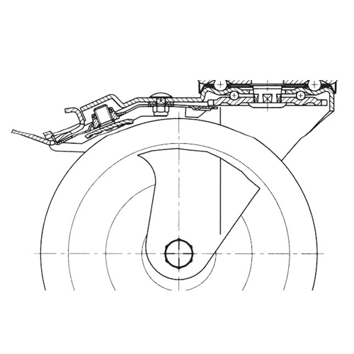 EA986GF-12 75mm/M10キャスタ-(自在･ネジ･_画像03