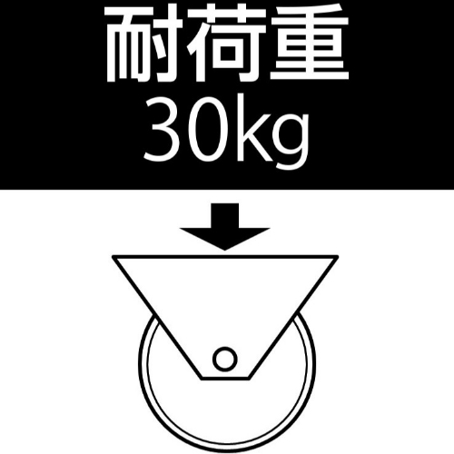 EA986GG-11 50mmキャスタ-(自在金具･ESD)_画像03