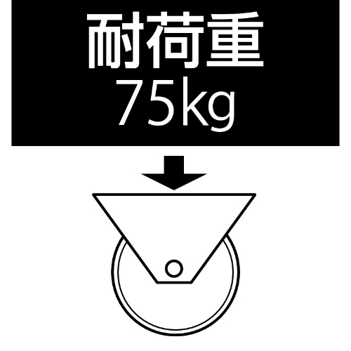 EA986HH-1 200mmキャスタ-(自在･空気入･前_画像03