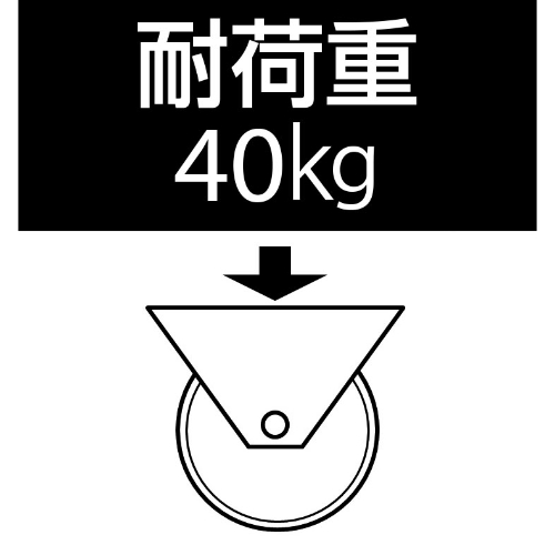 EA986MF-50 50x18mm車輪(ラバ-タイヤ_画像04